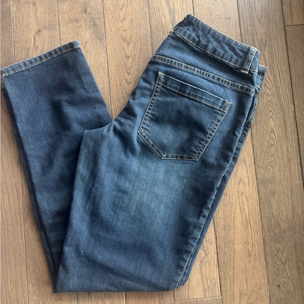 Chico's Dark Blue Straight Leg Jeans